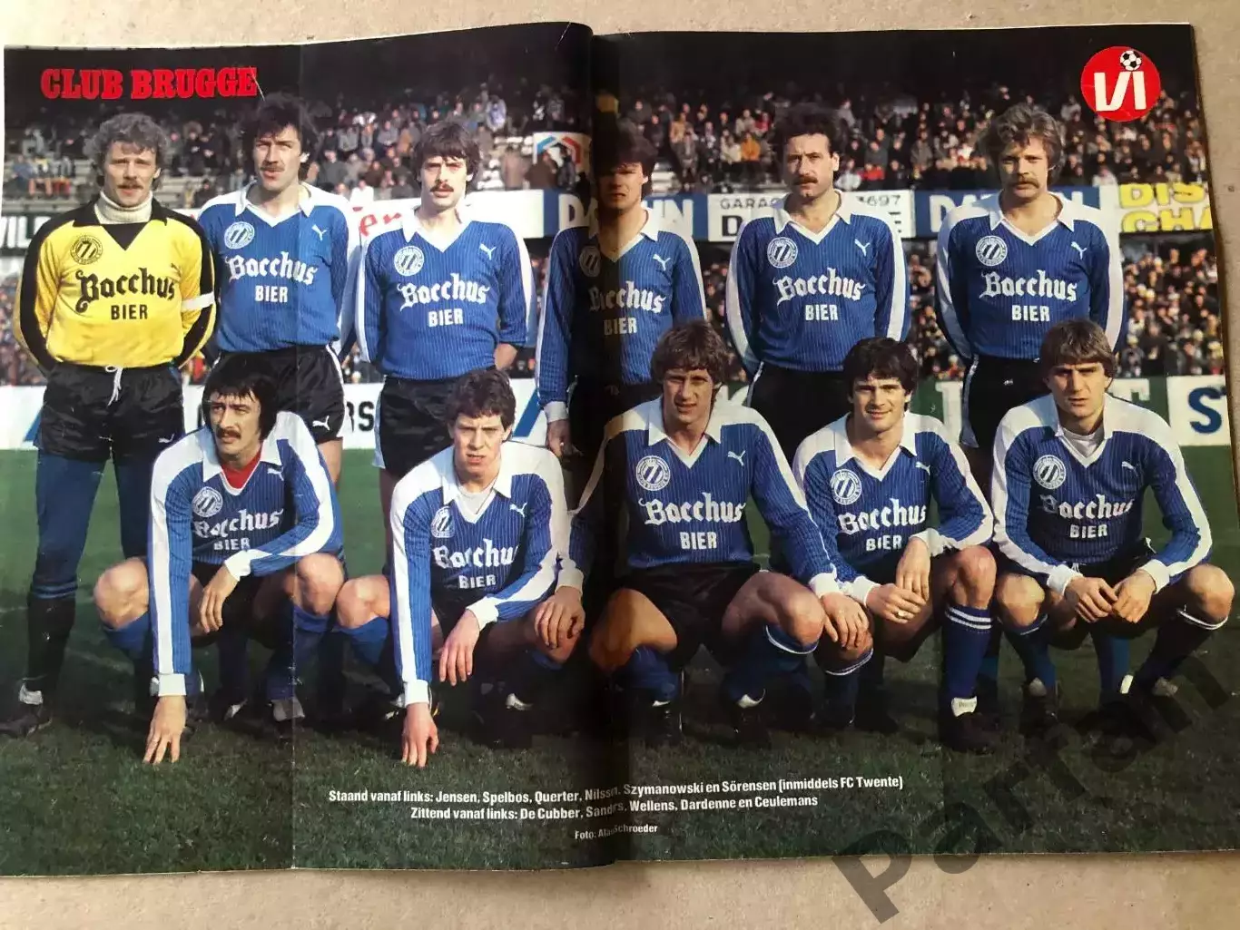 Voetbal international 1983 Постер Брюгге