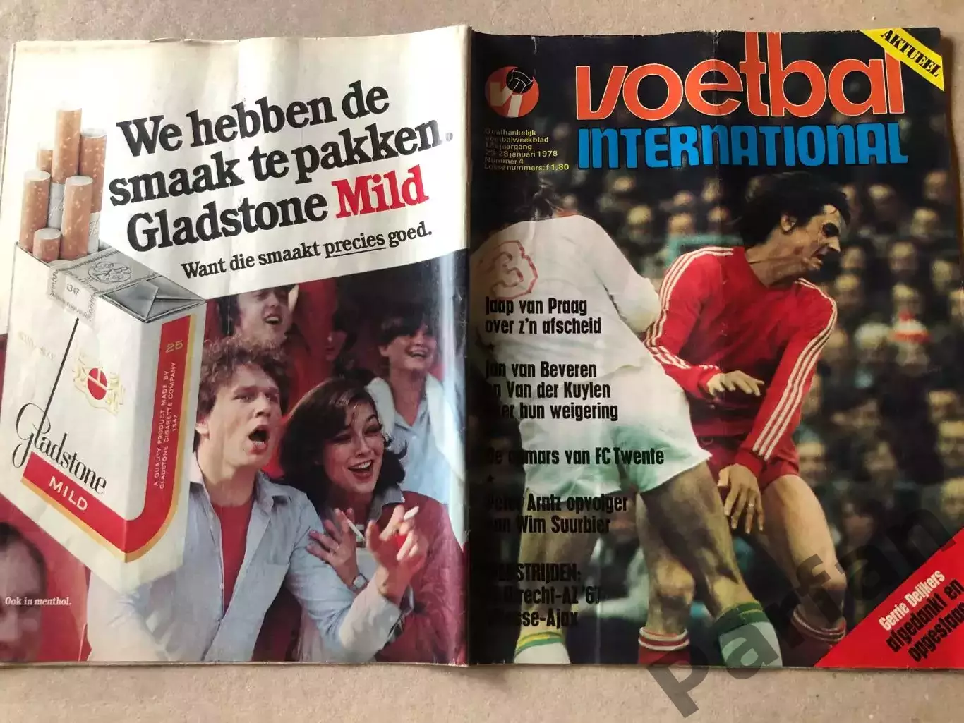 Voetbal international 1978 Постер Барселона Круїфф/Нескенс 1