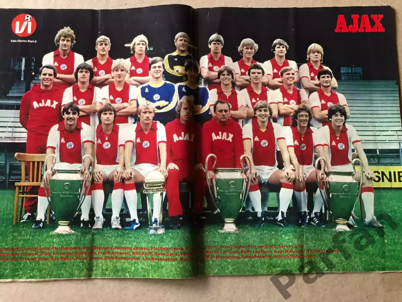 Voetbal international 1980 Постер Аякс