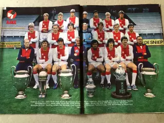 Voetbal international 1980 Постер Аякс