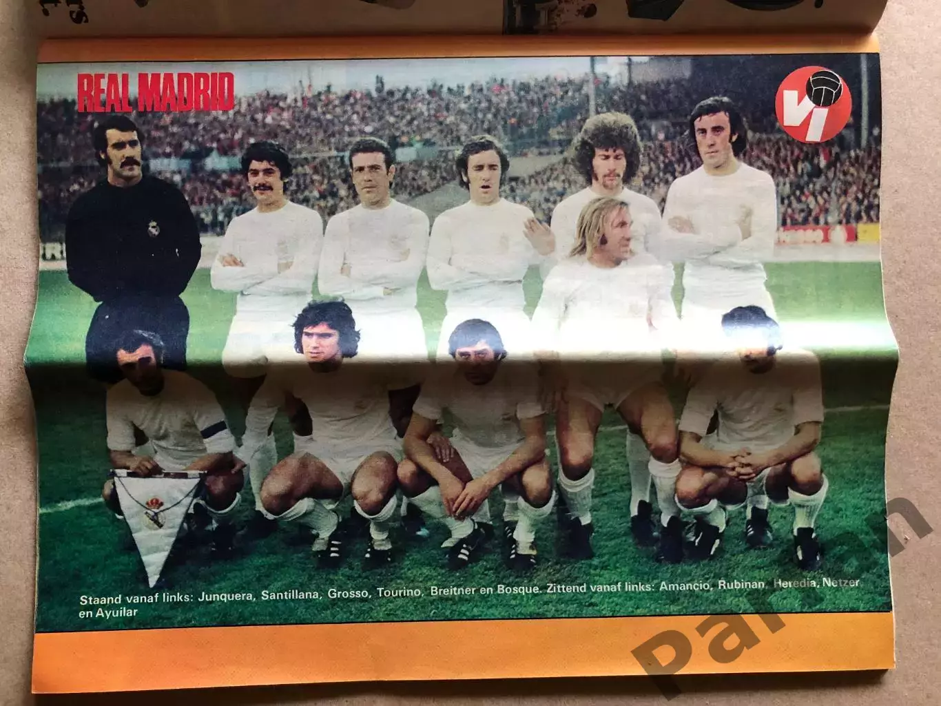 Voetbal international 1976 Постер Реал Брайинер/Нетцер