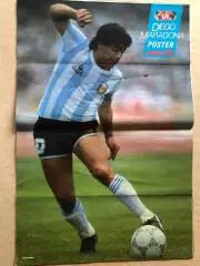 Voetbal international 1988 Постер Марадона