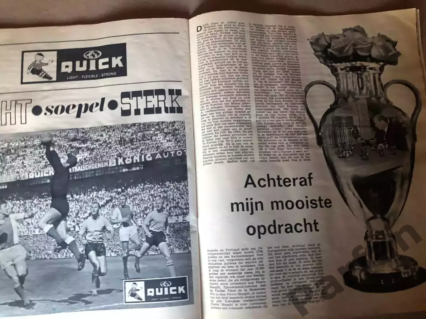 Журнал Europa CUP/Еврокубки 1965/66 4