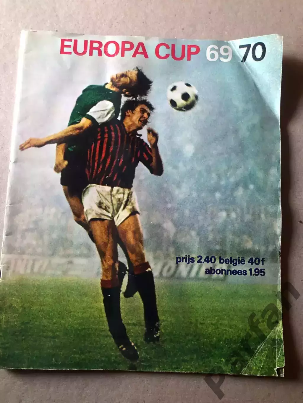 Журнал Europa CUP/Еврокубки 1969/70