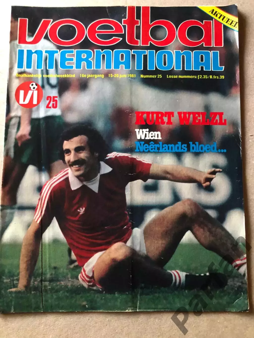 Voetbal international 1981 Франс Тейссен