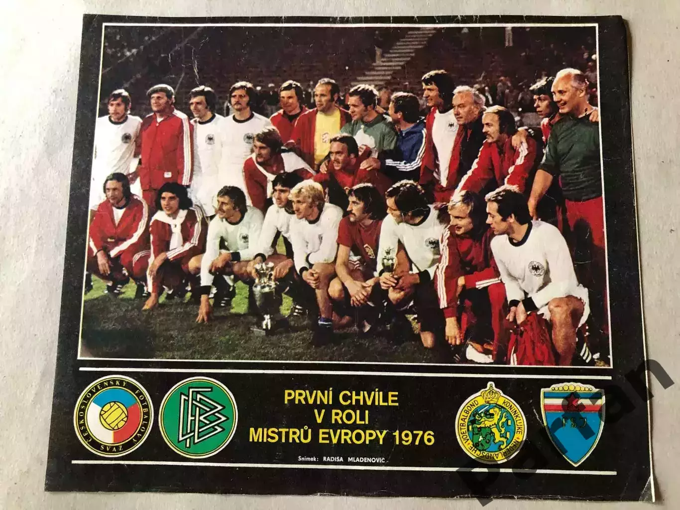 Stadion Постер ЧССР/Чехословакія 1976 Чемпіон Европи