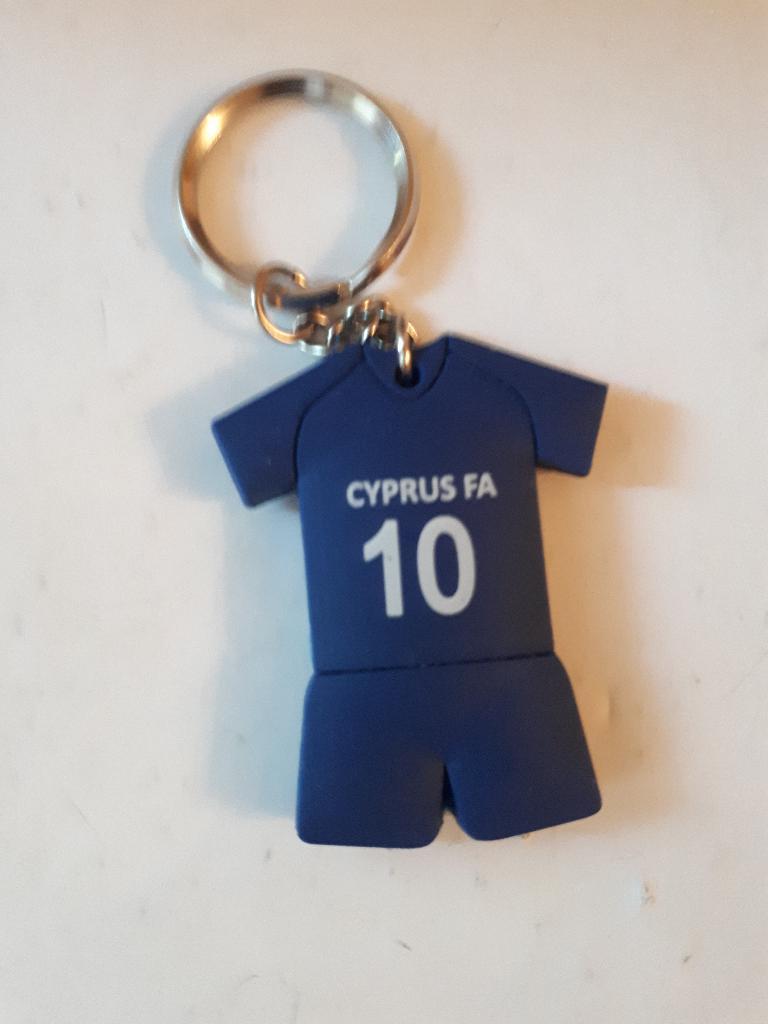Брелок, футбол, ФФ Кипр Cyprus официальный 1