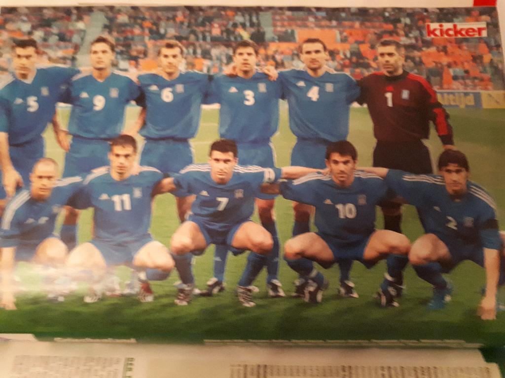 Футбол, Постер Греция 2004 Кикер /Kicker/Стадион
