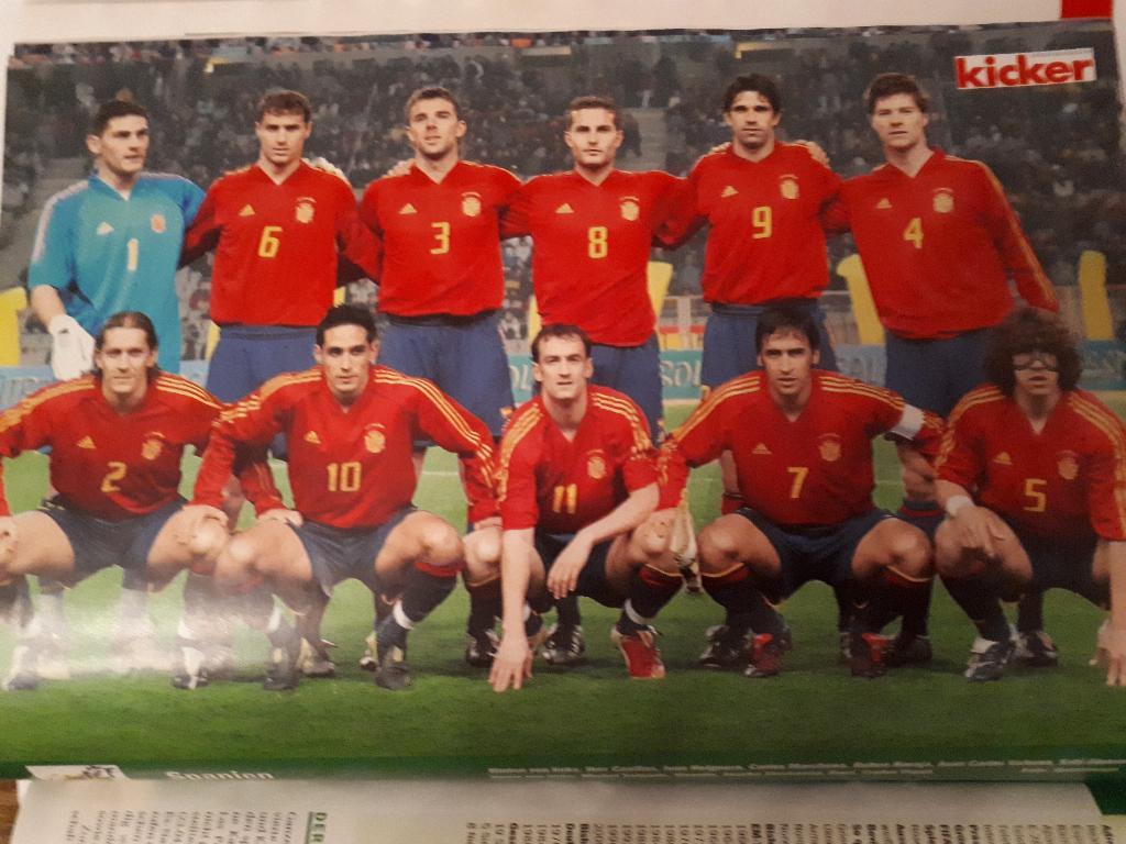 Футбол, Постер Испания 2004 Кикер /Kicker/Стадион