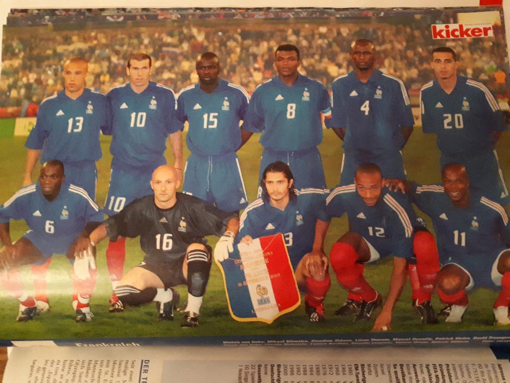 Футбол, Постер Франция 2004 Кикер /Kicker/Стадион