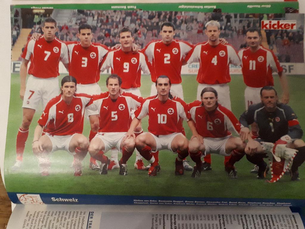 Футбол, Постер Швейцария 2004 Кикер /Kicker/Стадион