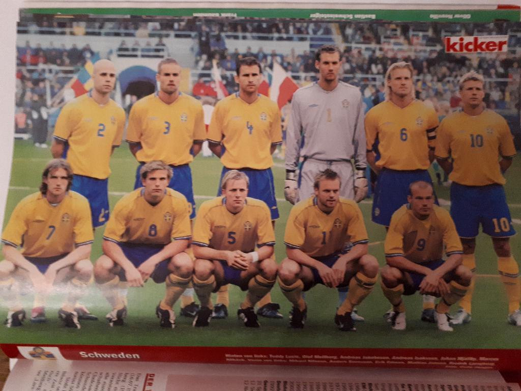 Футбол, Постер Швеция 2004 Кикер /Kicker/Стадион