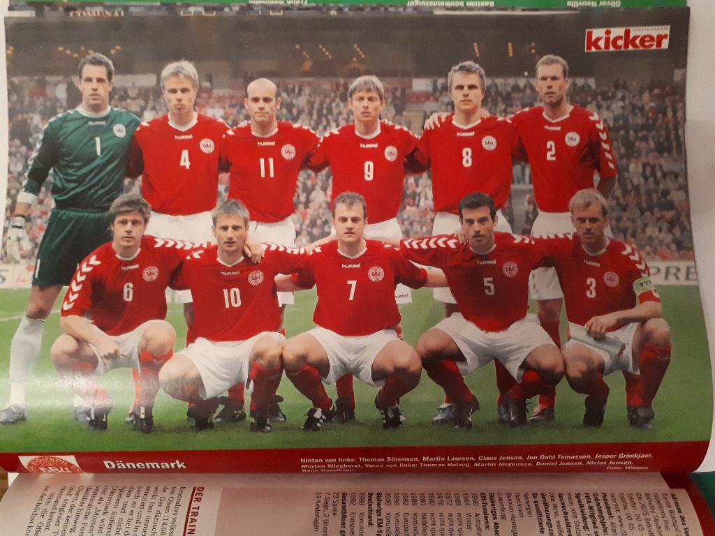 Футбол, Постер Дания 2004 Кикер /Kicker/Стадион