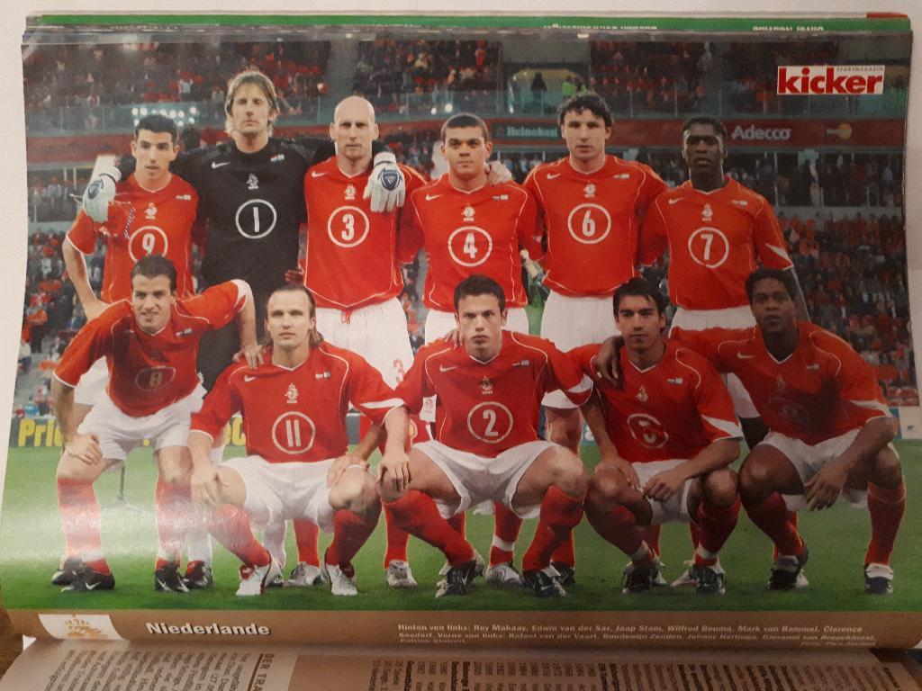 Футбол, Постер Голландия 2004 Кикер /Kicker/Стадион