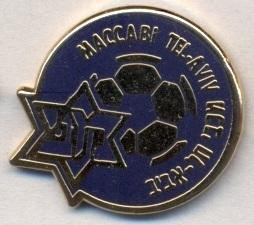 Знак ФК Маккаби Тель-Авив Израиль эмаль