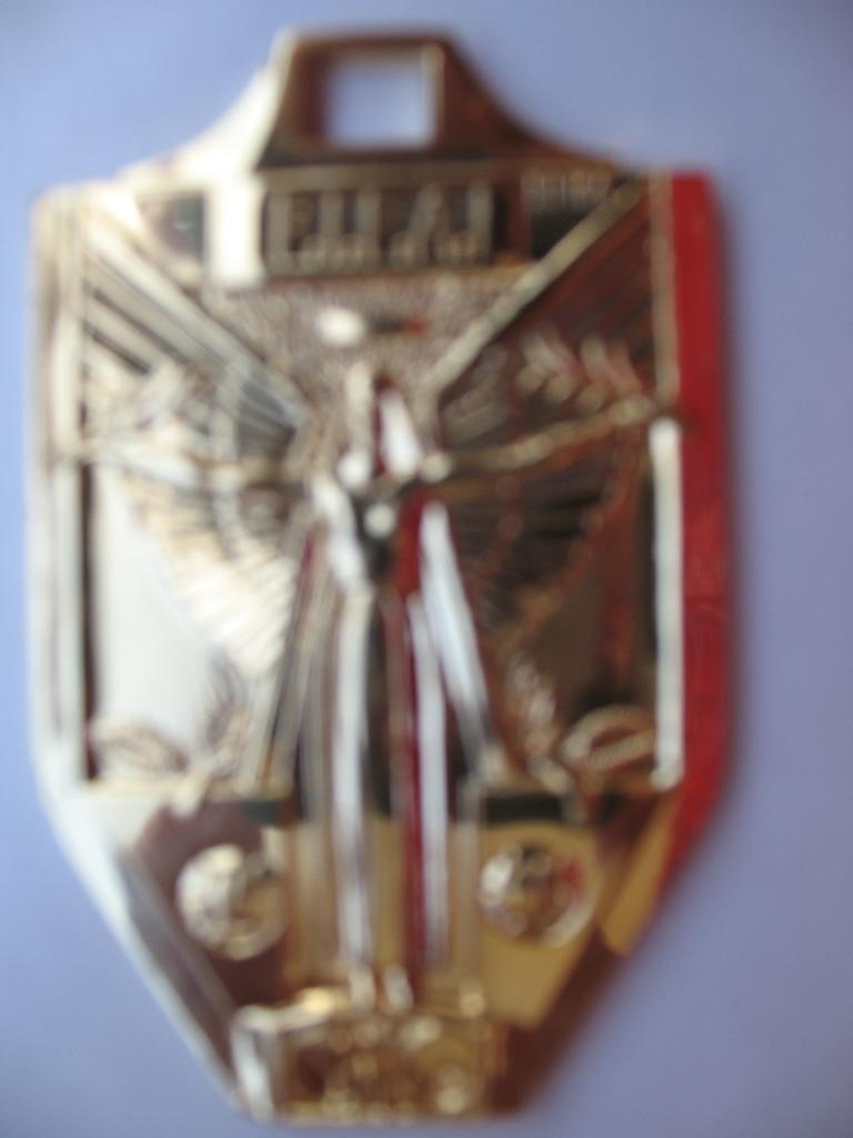 Медаль Чемпионат Мира 1966, тяжелый металл, реплика