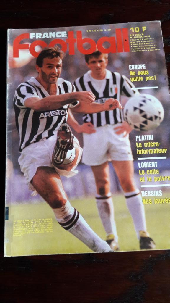 Футбол, France Football 1984