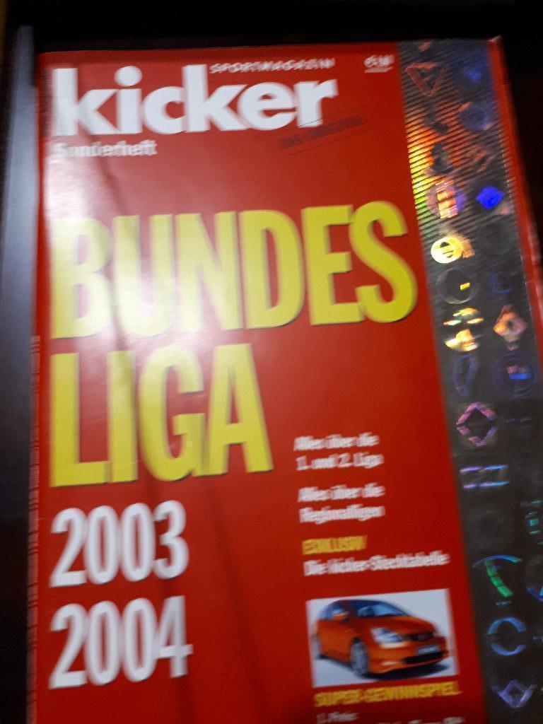 Распродажа/Sale Футбол, Кикер/Kicker/Киккер спецвыпуск Bundesliga 2003/04