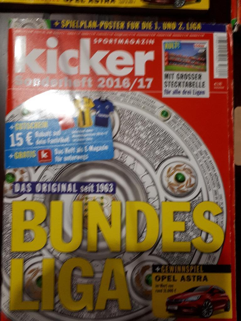 Распродажа/Sale Футбол, Кикер/Kicker спецвыпуск Bundesliga 2016/17 Стадион