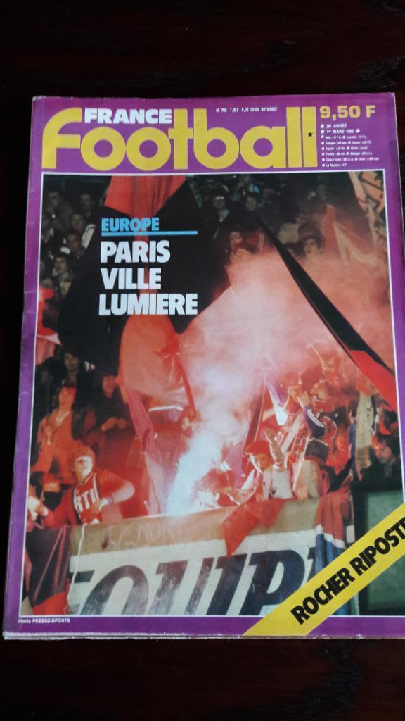Футбол, Журнал France Football 1983