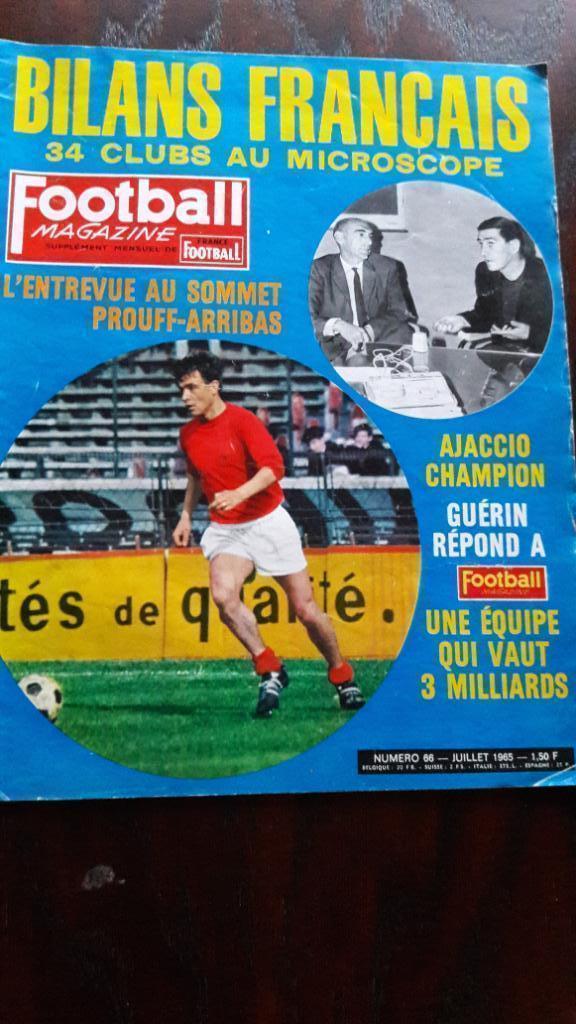Футбол Журнал Football Magazine 1965