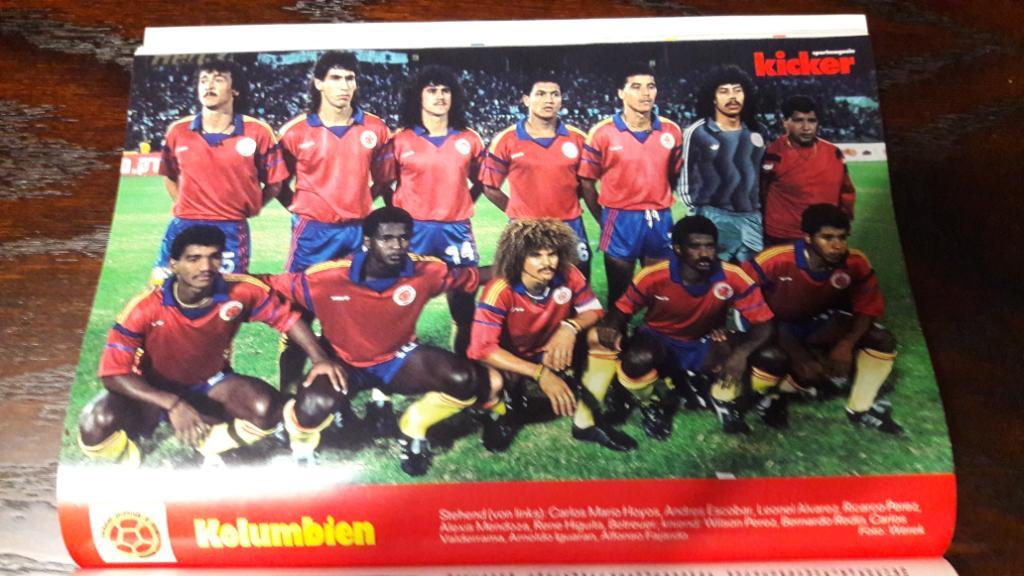 Футбол, Постер Колумбия 1990 Кикер /Kicker/Стадион