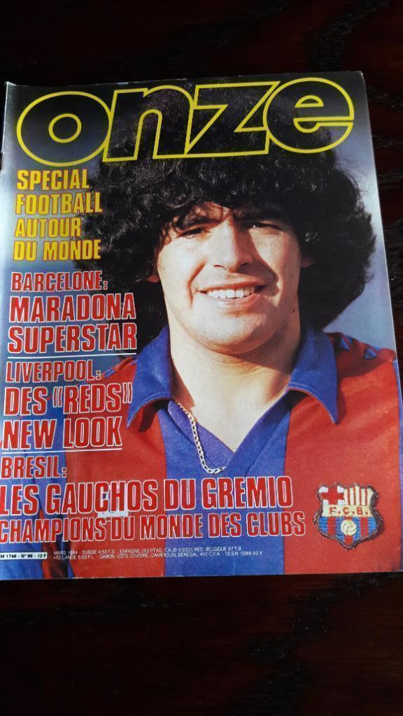 Футбол Журнал ONZE/ОНЗЕ 1984 Марадона