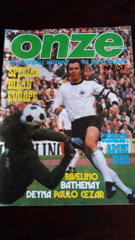 Футбол Журнал ONZE/ОНЗЕ 1976