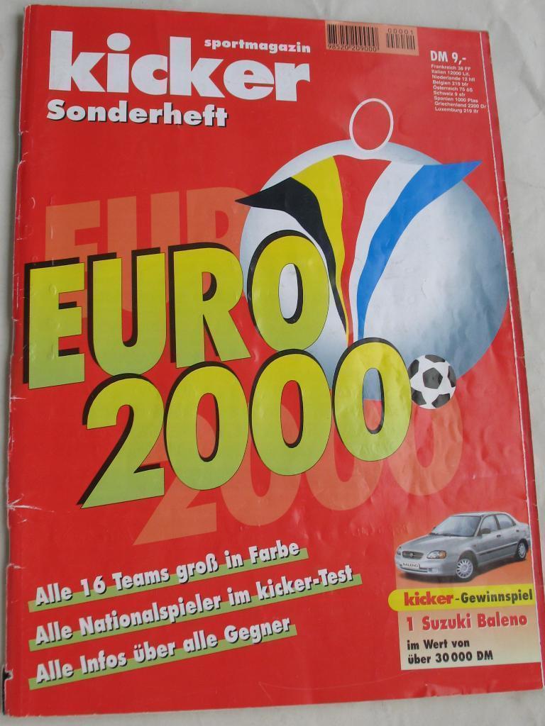 Футбол, Чемпионат Европы 2000 спецвыпуск Кикер /Kicker