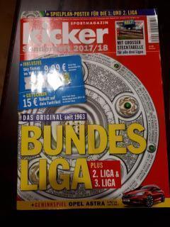 Распродажа/Sale Футбол, Кикер/Kicker/Киккер спецвыпуск Bundesliga 2017/18