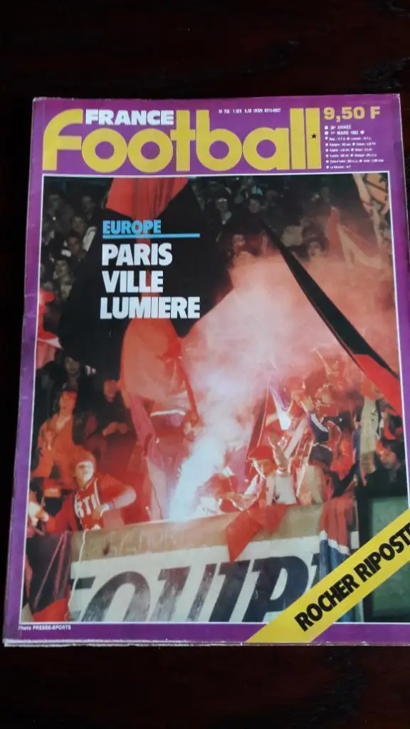 Футбол, Журнал France Football 1983