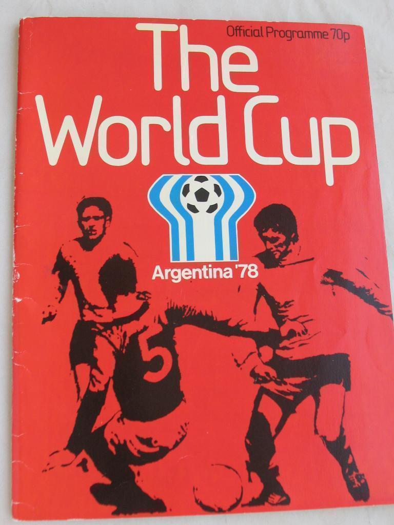 Футбол Чемпионат Мира 1978 программа на турнир.