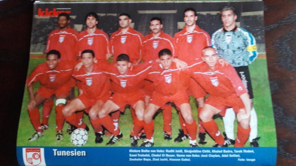 Футбол, Постер Тунис 2002 Кикер /Kicker