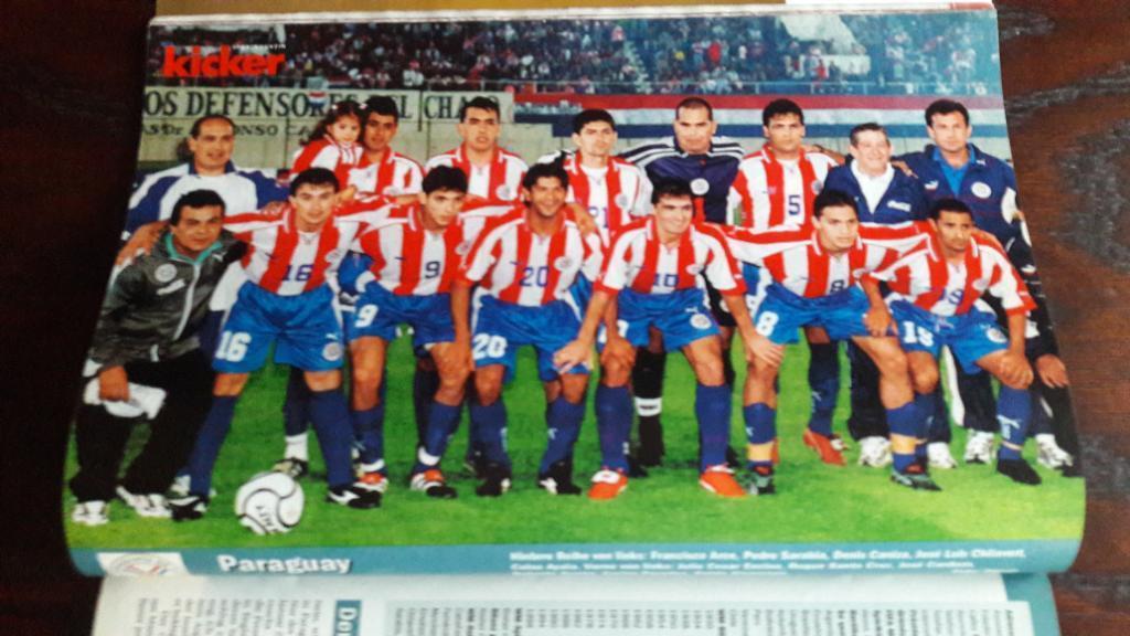 Футбол, Постер Парагвай 2002 Кикер /Kicker