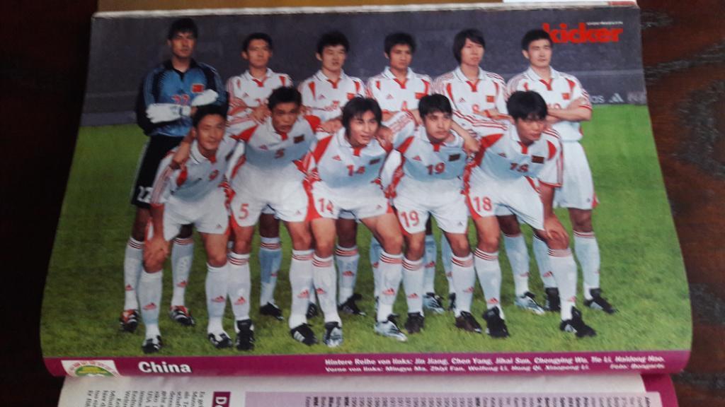 Футбол, Постер Китай 2002 Кикер /Kicker