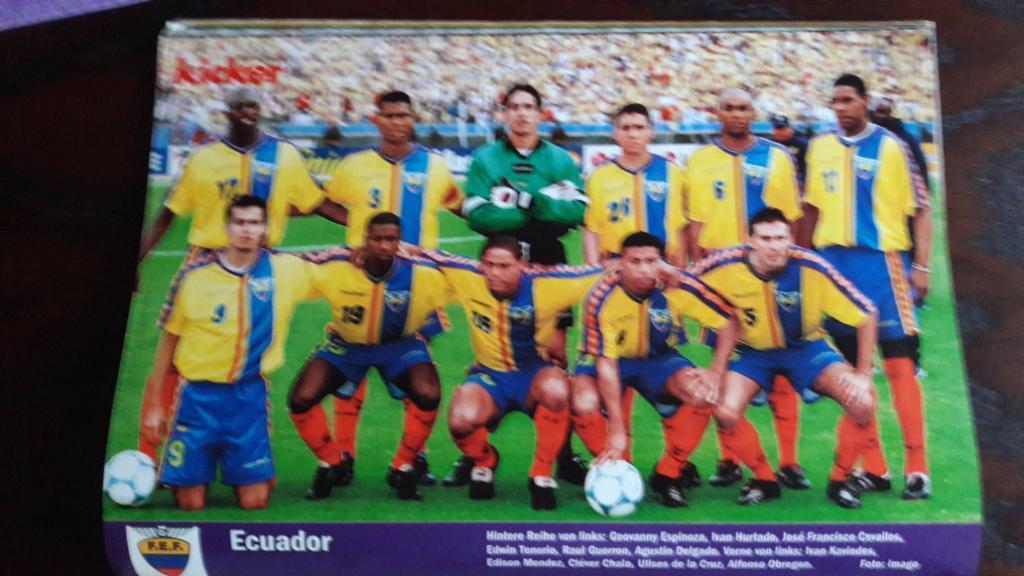 Футбол, Постер Эквадор 2002 Кикер /Kicker