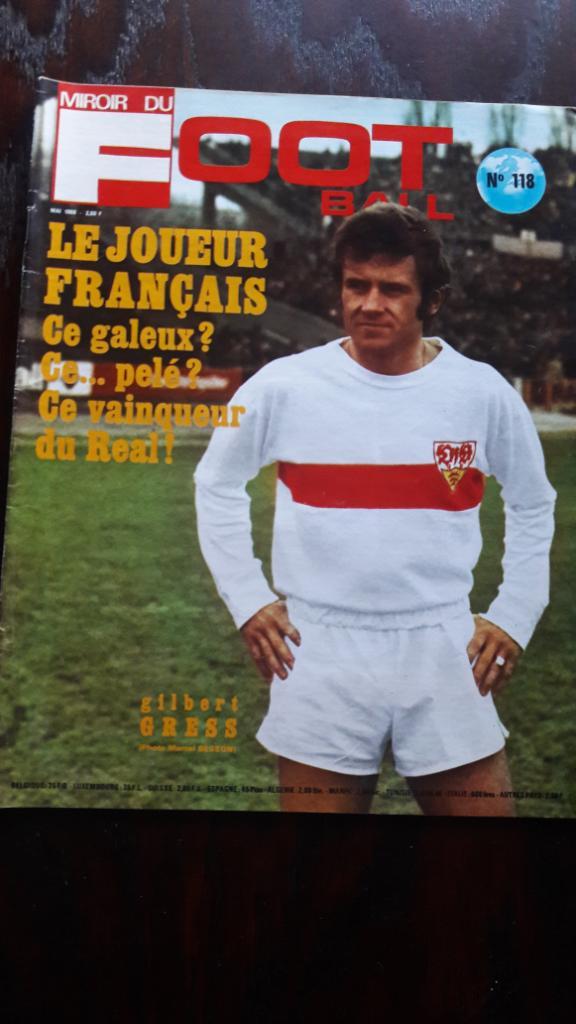 Футбол Журнал Miroir Du Football 1969