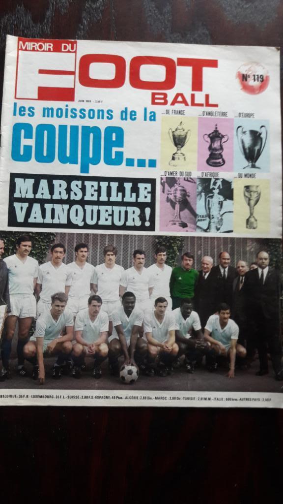 Футбол Журнал Miroir Du Football 1969