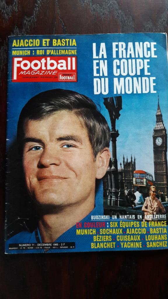 Футбол Журнал Football Magazine 1965 Бавария Франция №36