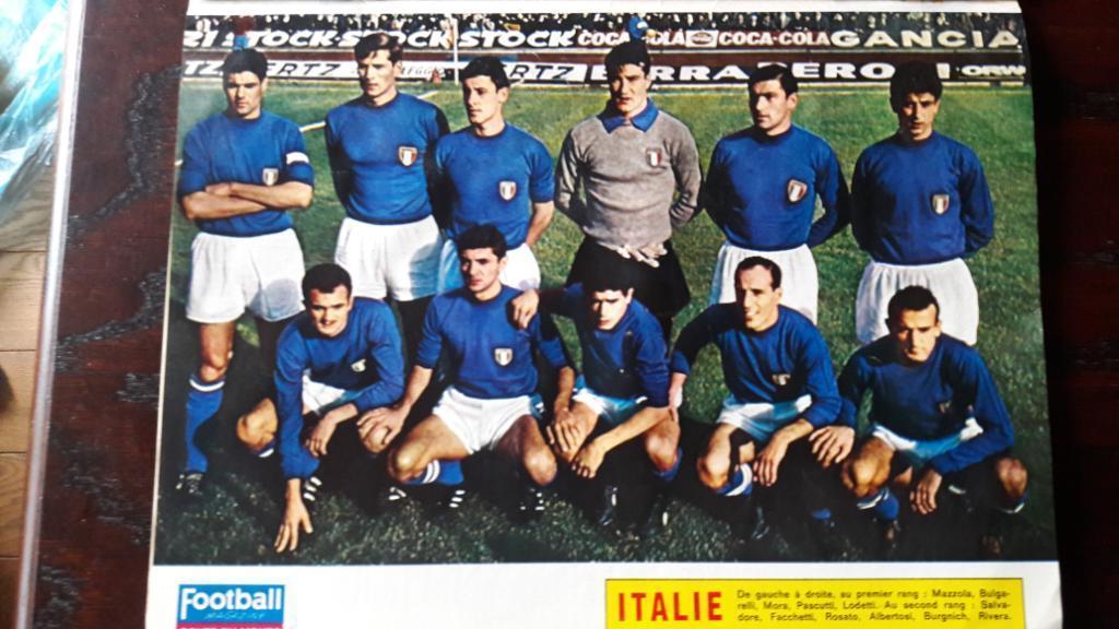 Постер, Сборная Италия 1966