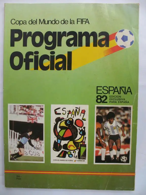 Футбол, Чемпионат Мира 1982 Официальная ИСПАНСКАЯ программа на турнир, СССР