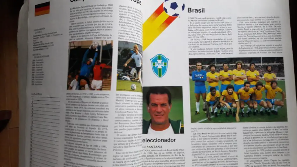 Футбол, Чемпионат Мира 1982 Официальная ИСПАНСКАЯ программа на турнир, СССР 1