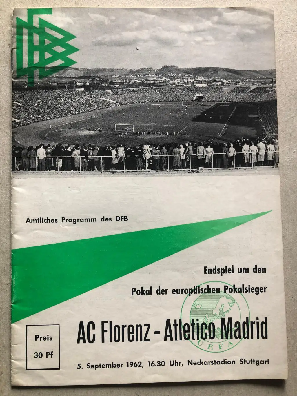 Кубок Кубков финал Атлетико - Фиорентина 1962 Atletico - Fiorentina