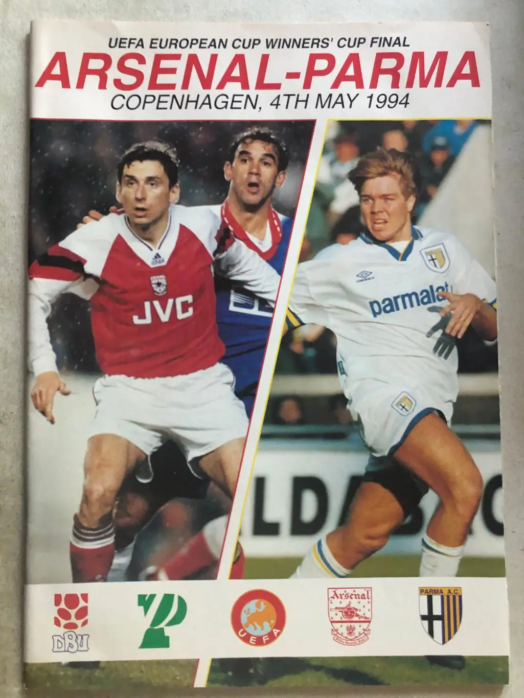 Кубок Кубков финал Арсенал - Парма 1994 Arsenal - Parma
