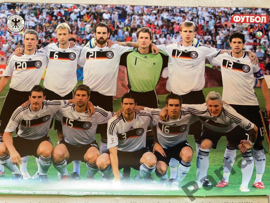 Журнал Еженедельник Футбол 2008 №48 Постер Германия 1