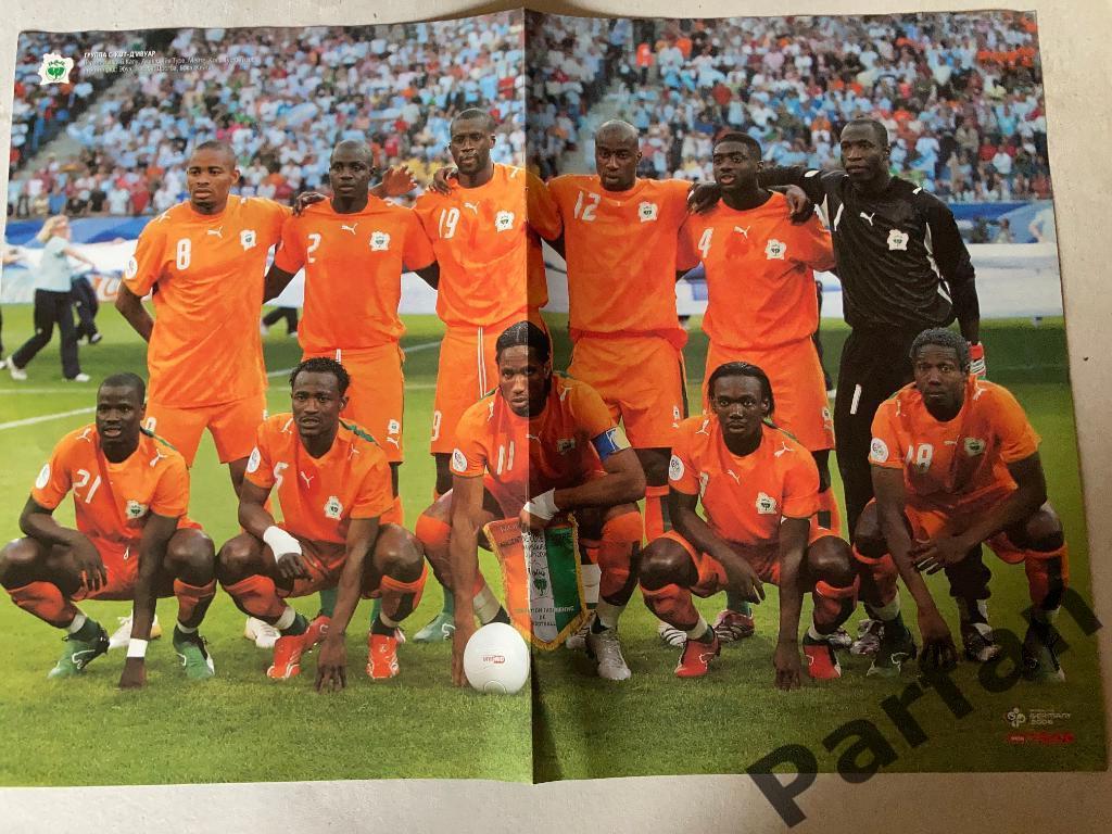 Футбол Постер, Сербия/Кот-д'Ивуар 2006 1