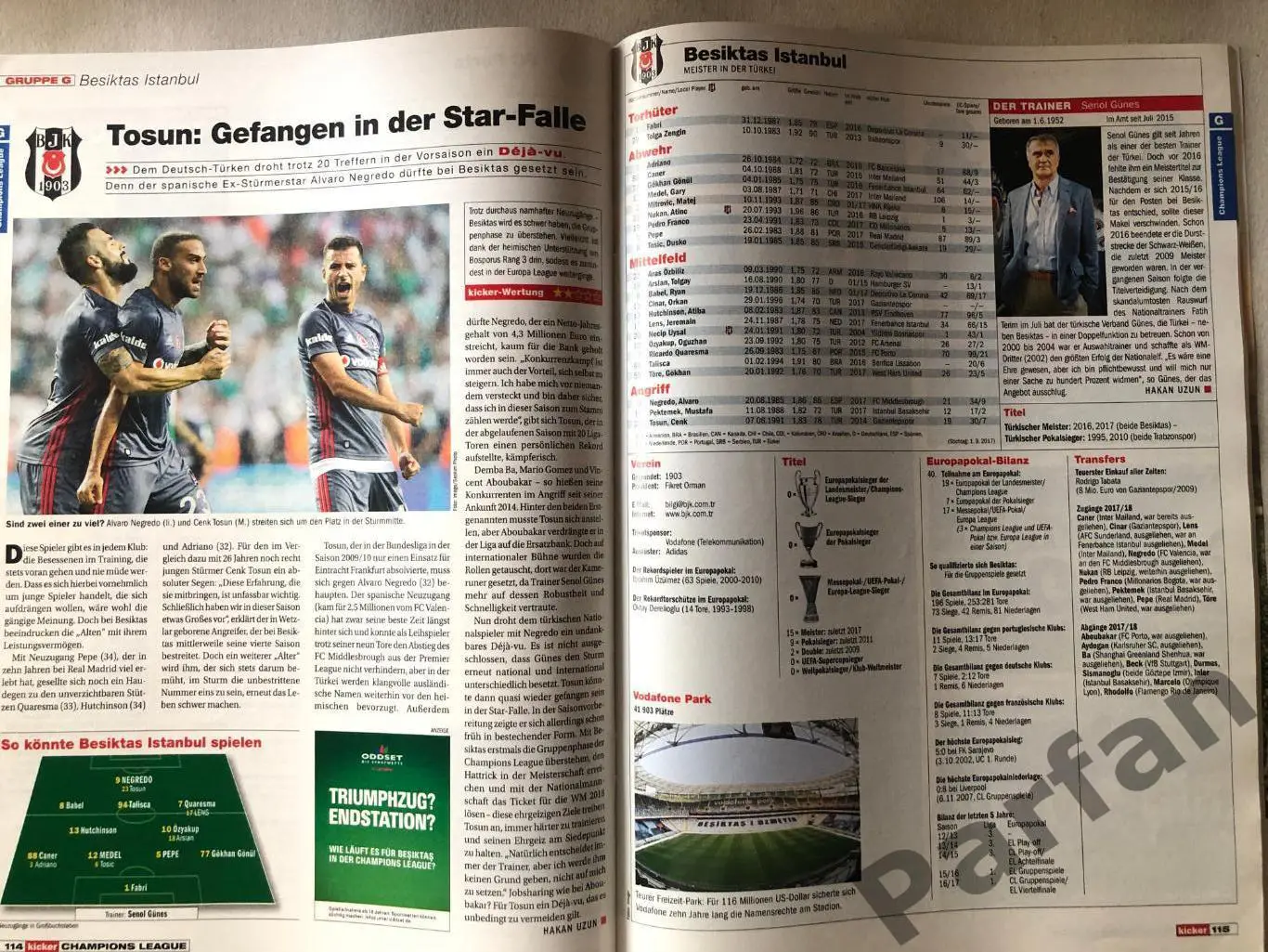 Футбол спецвыпуск Кикер/Kicker Champions league 2017/18 4