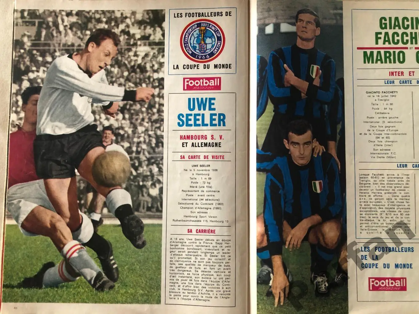 Футбол Журнал Football Magazine 1966 СССР/Франция 7