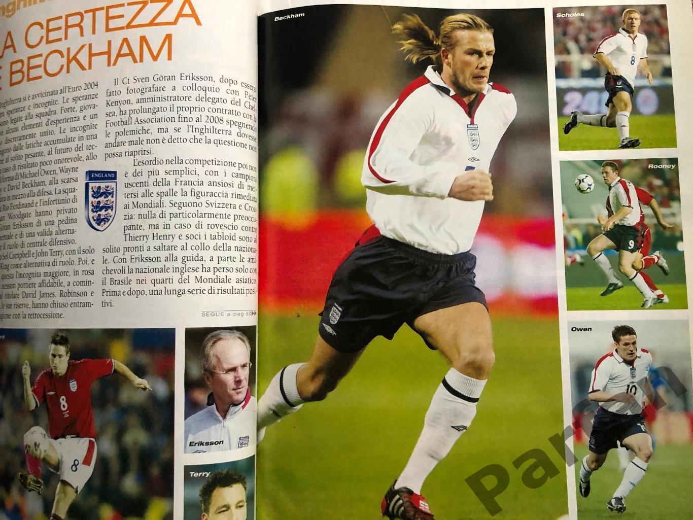 Футбол, спецвыпуск Guerin Sportivo спецвыпуск ЕВРО Россия Латвия 2004 7