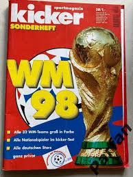 Футбол, Кикер/Kicker Чемпионат Мира 1998 спецвыпуск